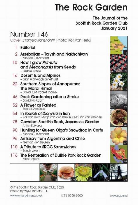 The Rock Garden Journal of SRGC - #146