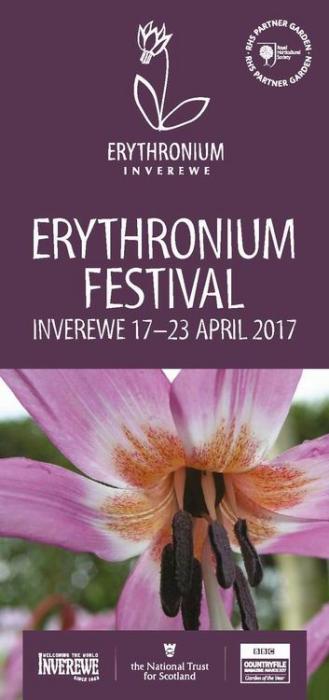 Erythronium Festival at Inverewe Gardens 17th -23rd  April