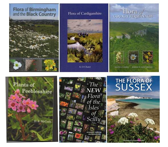 Range of "County Flora" books from BSBI